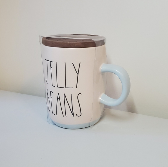 New Rae Dunn Jelly Beans Mug with Lid - Picture 2 of 10